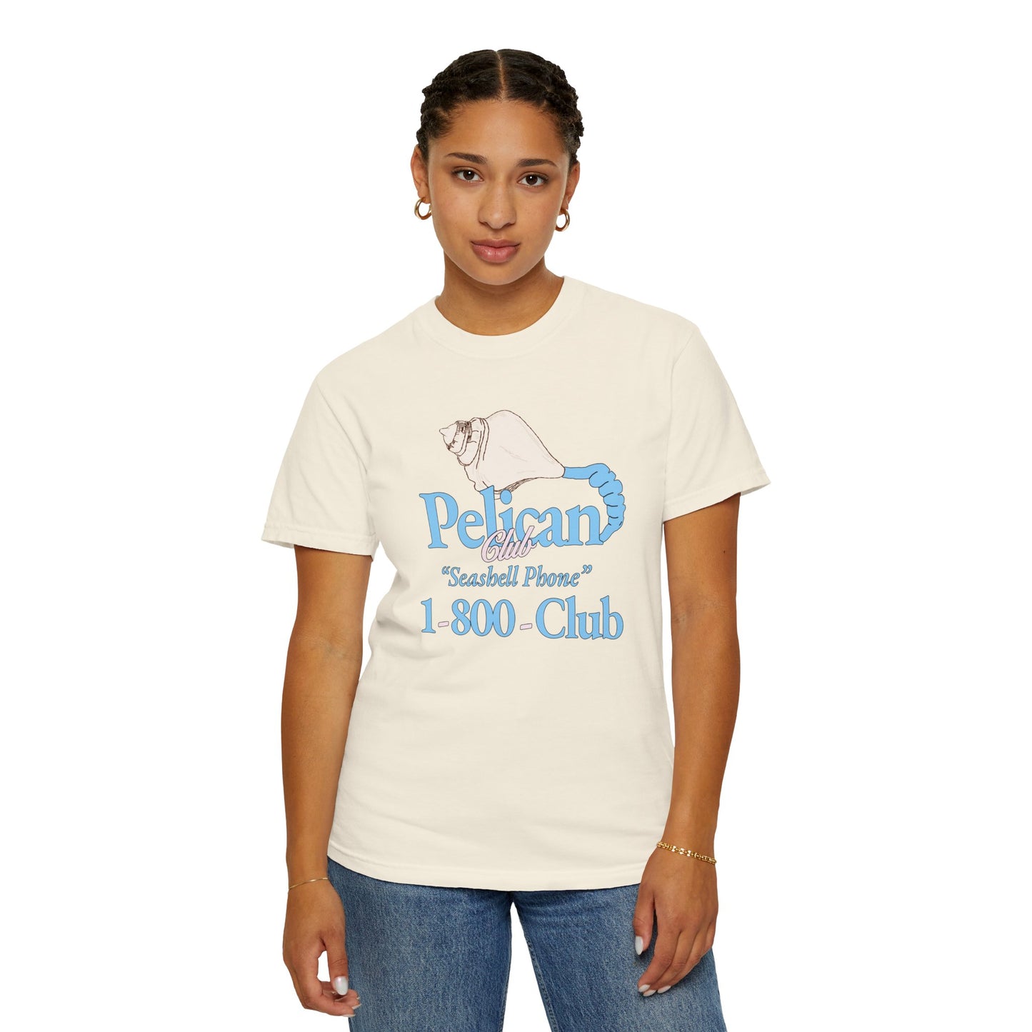 Seashell Phone - Comfort Colors Graphic Shirt