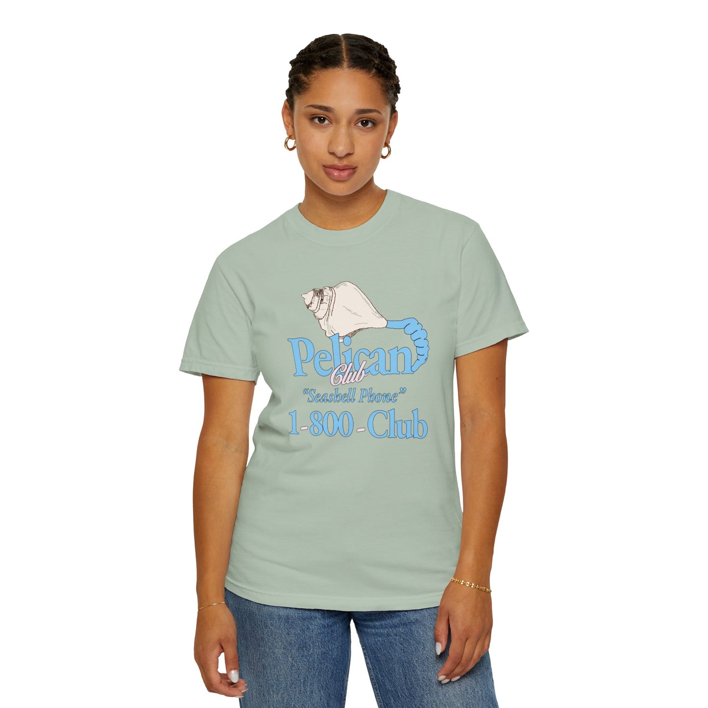 Seashell Phone - Comfort Colors Graphic Shirt